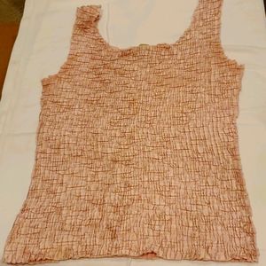 C'est Duo  M Crushed Pink Tank Top